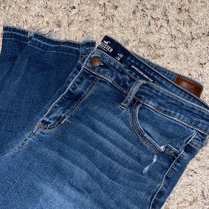hollister dark wash denim pants
